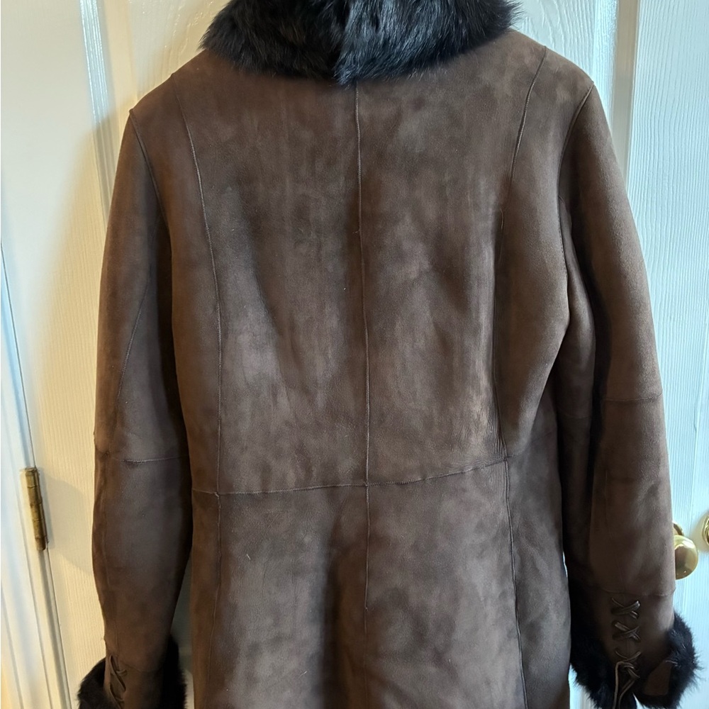 Andrew Marc Lamb Shearling Coat - Picture 2 of 9